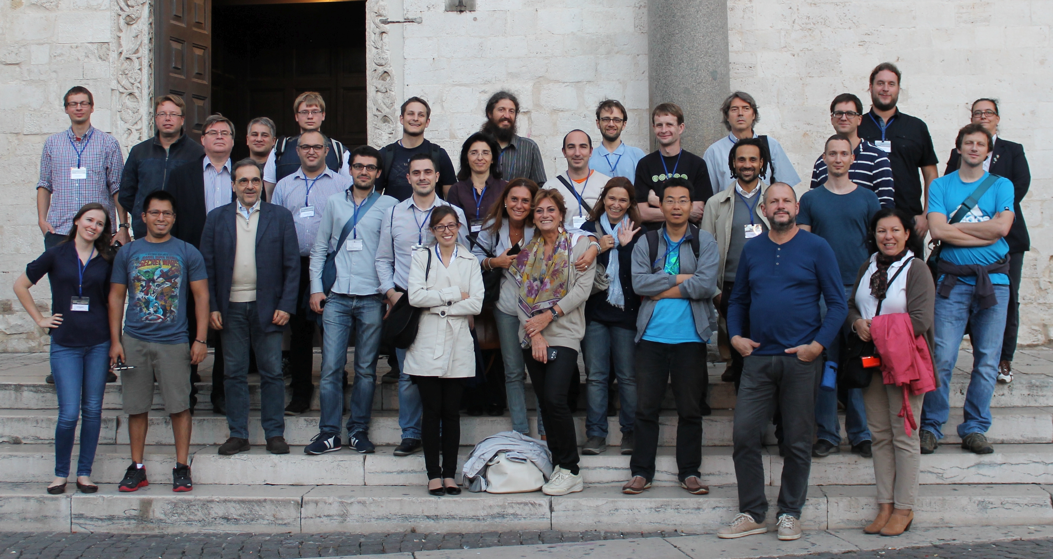 NETTAB & IB joint workshop 2015. A group photo taken during the tour in Bari’s downtown.