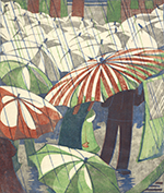 "Wet Afternoon, 1930" by Ethel Louise Spowers (1890-1947)
